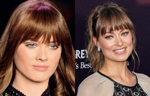 Идеи с прямой чёлкой на разную длину волос. Прямая челка: 20 свежих идей на разную длину волос 01