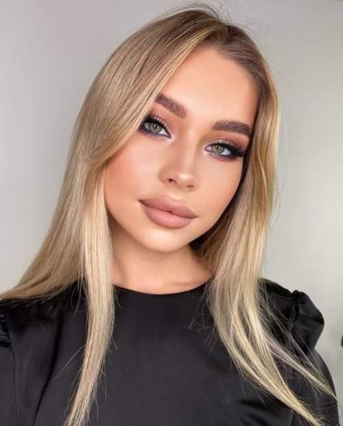 Челка прямая 2023. Трендовый вид челки 2023 на прямые волосы