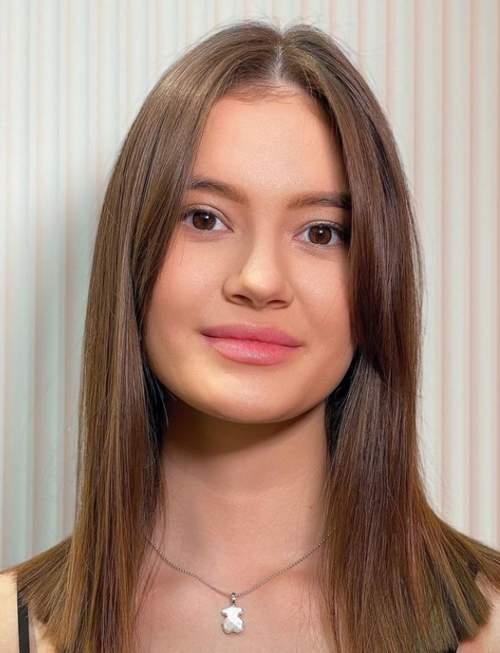 Челка прямая 2023. Трендовый вид челки 2023 на прямые волосы