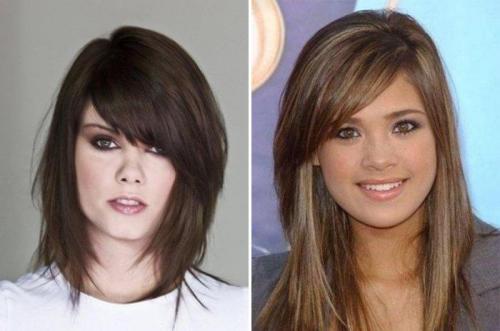 Челка для круглого лица на длинные волосы. Какая челка подойдет для круглого лица — дополняем образ