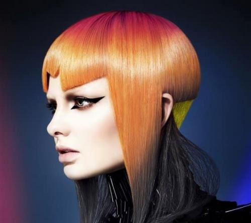 Прямая челка со средними. Челки 2022: 100+ фото, виды, советы по укладке 11