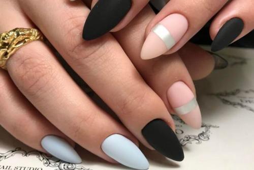 Нежный серо-розовый маникюр. Серо-розовый маникюр: новинки