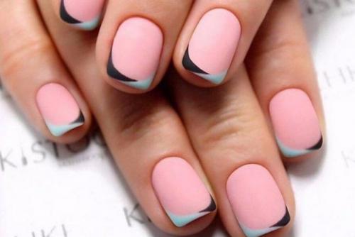 Нежный серо-розовый маникюр. Серо-розовый маникюр: новинки