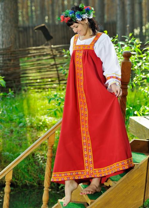 Русская национальная одежда. Женский