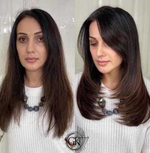 Стрижки для прямых волос женские. Женские стрижки на длинные прямые волосы