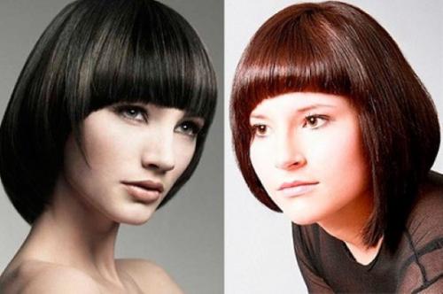 Прямая челка с удлинением по бокам. Челка с удлинением по бокам: прямая, рваная, дугообразная. Как стричь, фото