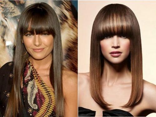 Кому идет прямая челка. Прямая ровная челка- нюансы подбора, стрижки и укладки