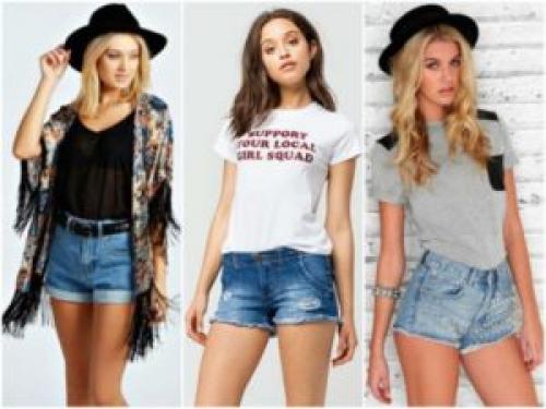 С чем носить джинсовые шорты с высокой талией. С чем носить джинсовые шорты