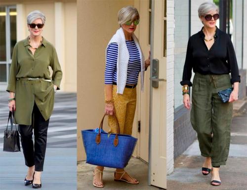 Спортивный стиль в образах женщин 50+. Особенности стиля женщин мудрого возраста 01