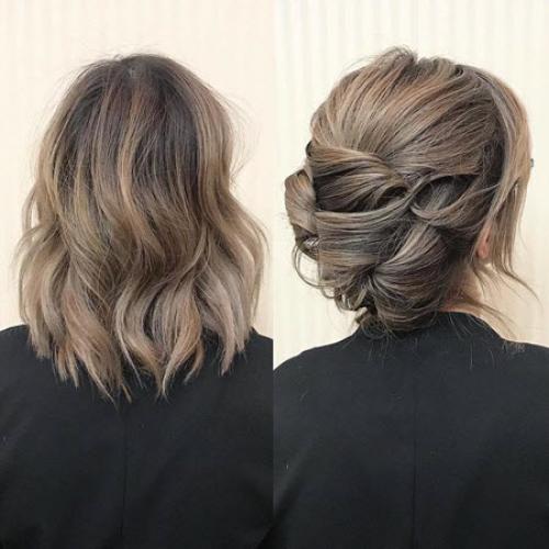 Прически на короткие волосы. Прическа на короткие волосы на праздник: фото 2022