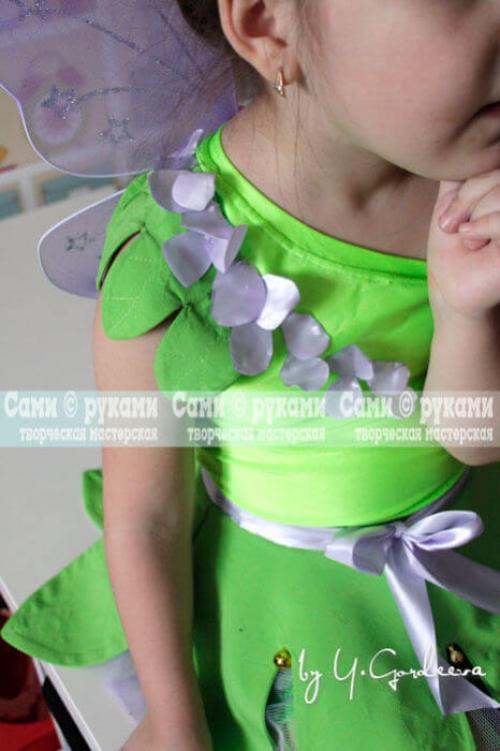 Костюм Динь-Динь для девочки своими руками. Топ для костюма Динь-Динь
