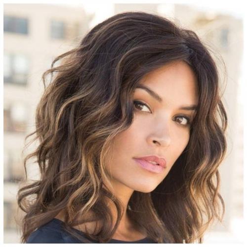 Укладка на средние волосы. Локоны