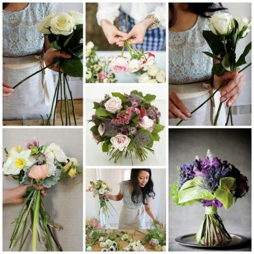 Оригинальный букет на свадьбу своими руками. Советы и правила составления цветочных композиций для букета невесты