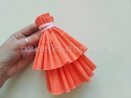Как создать фею из гофрированной бумаги. Принцесса