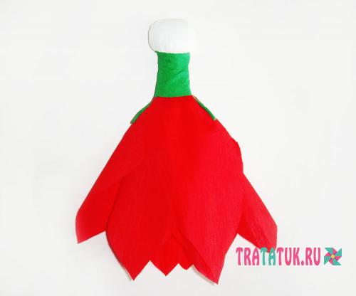 Фея из гофрированной бумаги