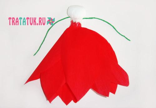 Фея из гофрированной бумаги