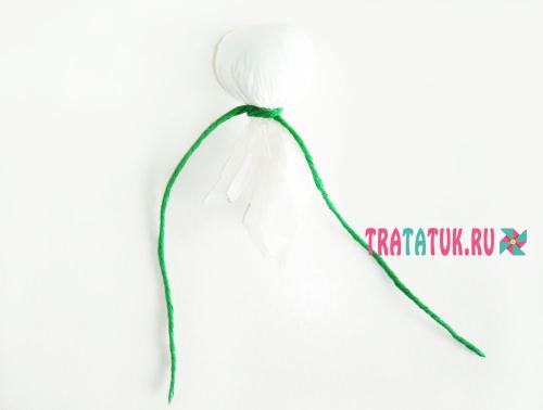 Фея из гофрированной бумаги