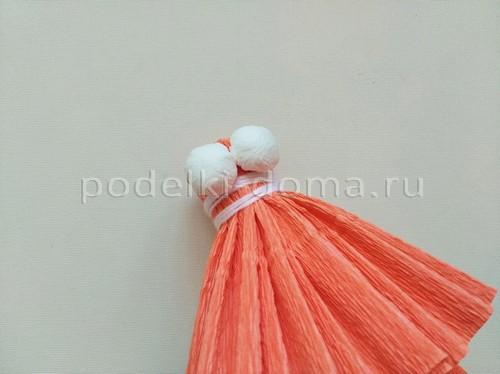 Как создать фею из гофрированной бумаги. Принцесса