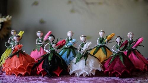 Какие материалы используются для создания феи из гофрированной бумаги. Феи из гофрированной бумаги