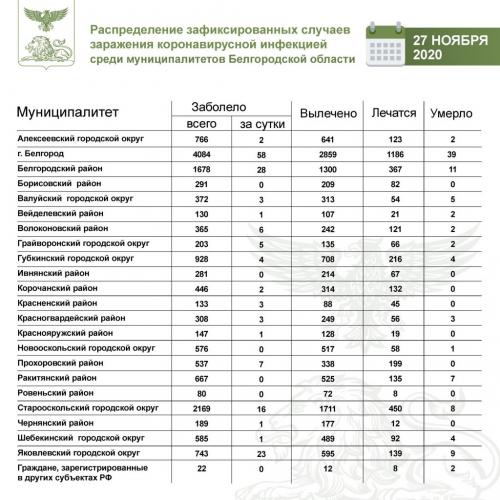 Три новых смертельных случая коронавируса в Белгороде за один день 03