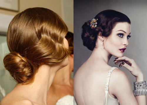 Вечерняя прическа на средние волосы своими руками. Вечерний вариант пучков
