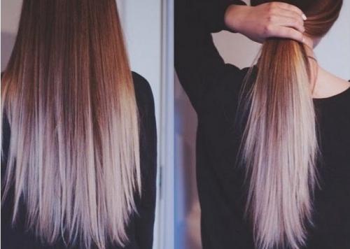 Красное омбре на темные волосы в домашних условиях. Омбре в красном цвете для темных волос