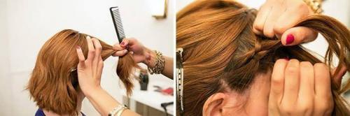 Как сделать прическу с заплеткой сзади на коротких волосах. Плетение кос на короткие волосы за 5 минут