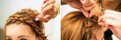 Как сделать прическу с заплеткой сзади на коротких волосах. Плетение кос на короткие волосы за 5 минут
