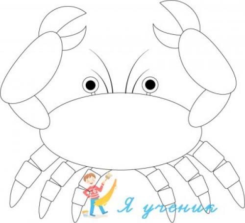 Учимся рисовать крабиком на Хвосте: простой туториал для начинающих 08 Учимся рисовать крабиком на Хвосте: простой туториал для начинающих 08