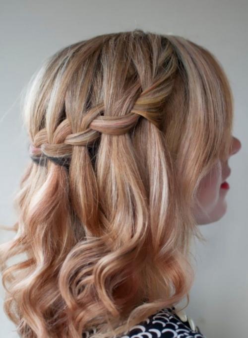 Как сделать прическу с заплеткой сзади на коротких волосах. Плетение кос на короткие волосы за 5 минут