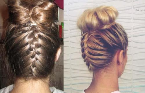 Секреты создания идеальной прически с заплеткой сзади 19 Секреты создания идеальной прически с заплеткой сзади 19