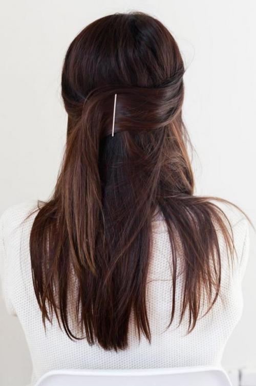 Как правильно разделить волосы на секции для закалывания