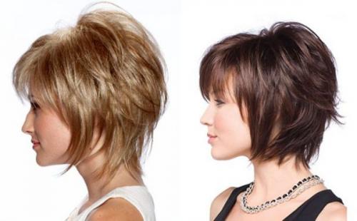 Стрижка с объемом на макушке. Стрижки на средние волосы с короткой макушкой