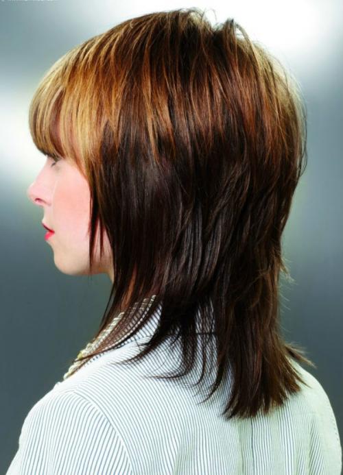 Стрижка с объемом на макушке. Стрижки на средние волосы с короткой макушкой