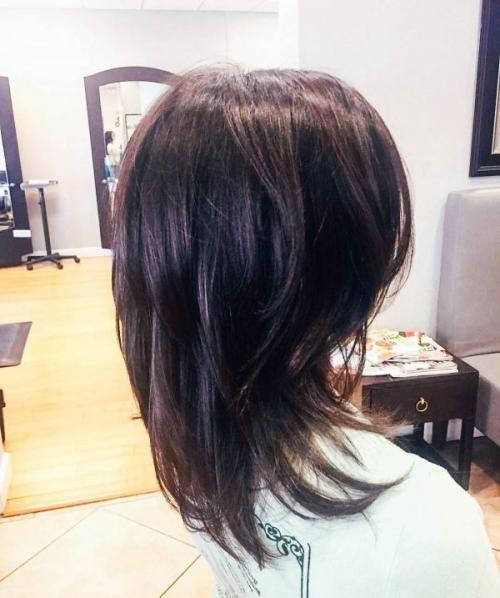 Стрижка с объемом на макушке. Стрижки на средние волосы с короткой макушкой