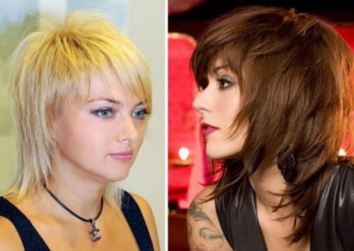 Стрижка с объемом на макушке. Стрижки на средние волосы с короткой макушкой