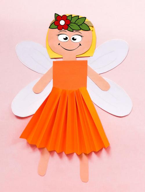 Как сделать фея-туфельки своими руками. Фея из бумаги своими руками для детей (шаблоны)