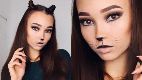 Макияж на Хэллоуин легкий. Легкий макияж на Хэллоуин для девушек в домашних условиях