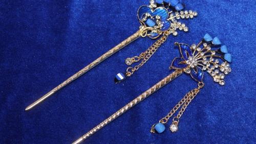 Как правильно заколоть волосы с помощью заколочки с палочкой