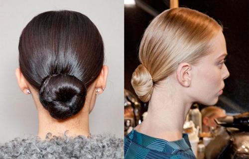 Стильные пучки для коротких волос: 15 идей 14