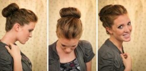 Какие волосы подходят для пучков на коротких волосах. Пучок из коротких волос: стильно и элегантно