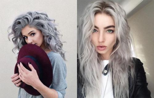 Волосы бело серые. Модный светло-серый цвет волос 12 Волосы бело серые. Модный светло-серый цвет волос 12