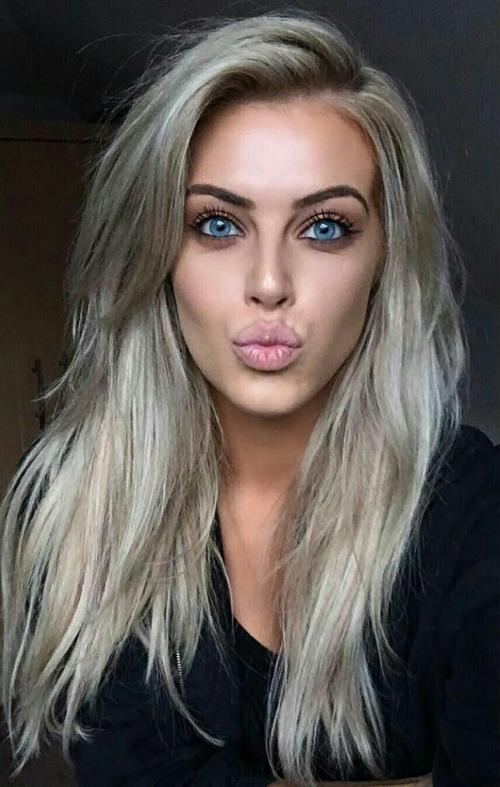 Темно серые волосы. А-ля натюрель