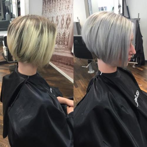 Волосы бело серые. Модный светло-серый цвет волос 04 Волосы бело серые. Модный светло-серый цвет волос 04