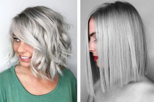 Модный серый цвет волос. Модные серые волосы (50 фото) — Как подобрать оттенок под цвет глаз