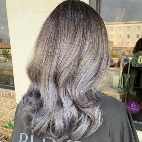Модный серый цвет волос. Модные серые волосы (50 фото) — Как подобрать оттенок под цвет глаз