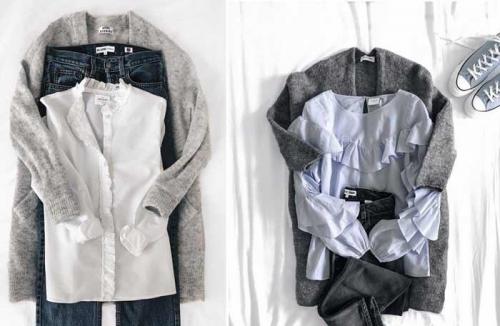 С чем носить кардиган на пуговицах. Неожиданно стал снова в моде: кардиган на пуговицах, с чем носить