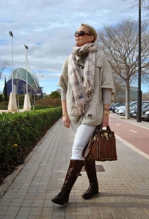 Уверенный выбор: стильные сочетания для пуховика средней длины в 50 лет 02