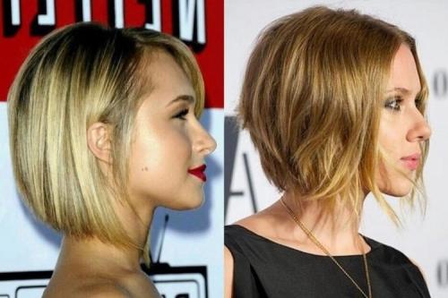 Стрижки на полудлинные волосы. Стрижка для средних волос без челки