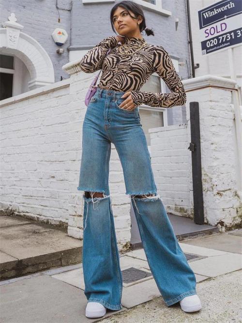 С какой обувью носить джинсы клеш зимой. Модные разновидности джинсов-клеш